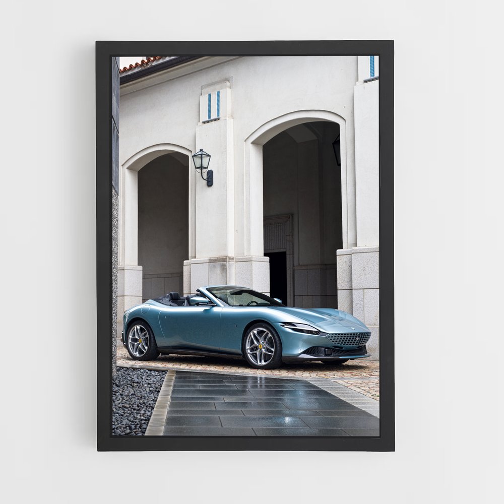 Poster Roma spider – affiche Ferrari (vue 2)